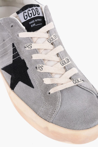 Suede SUPER-STAR Low-Top Sneakers with Contrast Sole