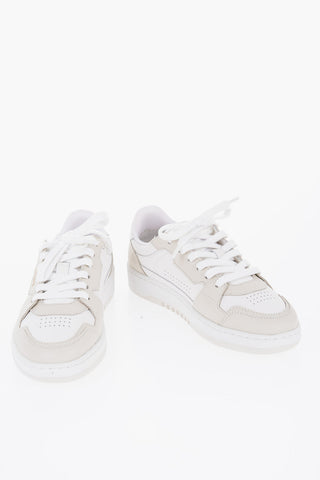 Sneakers Basse Bicolore in Pelle