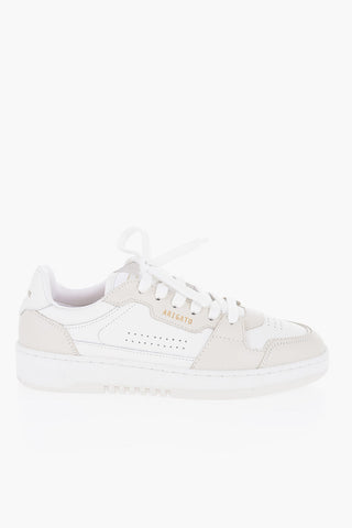 Sneakers Basse Bicolore in Pelle