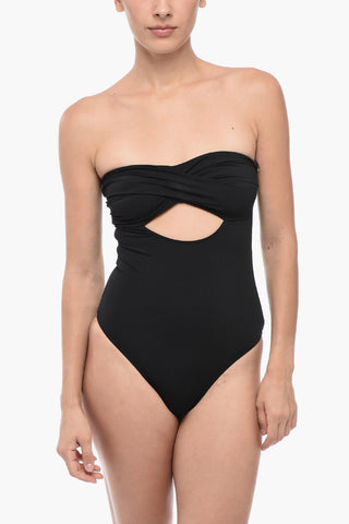 Strapless TATUM One-Piece Swimsuit with Cut-Out Detail
