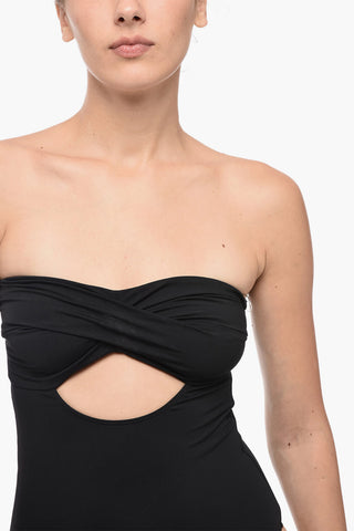 Strapless TATUM One-Piece Swimsuit with Cut-Out Detail