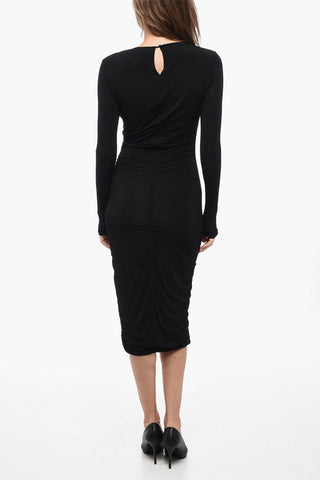 Vestito A Maniche Lunghe Con Cutouts 