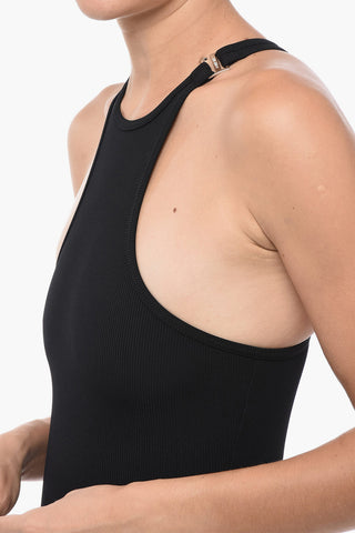 Buckle Logoed One-Piece Swimsuit
