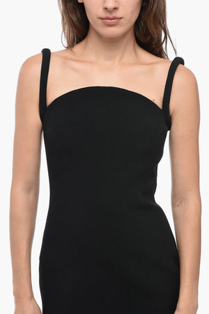 Ärmelloses Kleid mit Rundhalsausschnitt