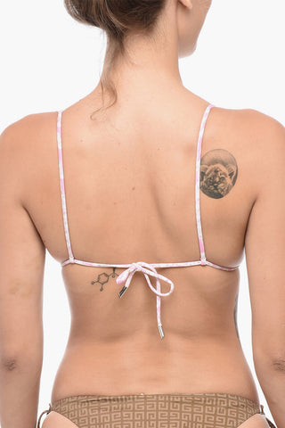Top Bikini a Triangolo a Fantasia