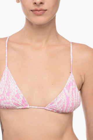 Top Bikini a Triangolo a Fantasia