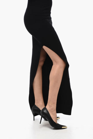 One-Shoulder Maxi Dress With Sode Slit
