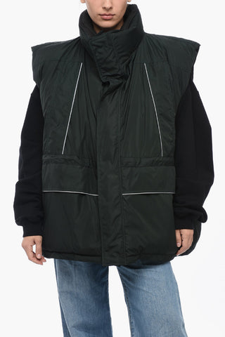UNISEX Utility Quilted Vest with Reflective Detail