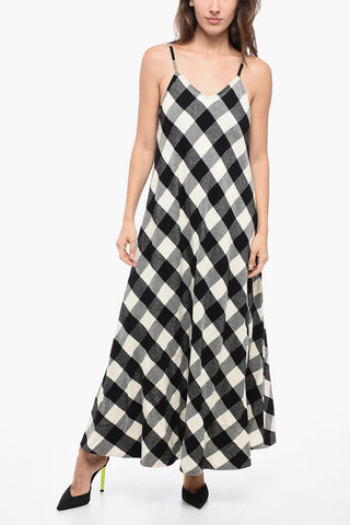 W'S Checked Flannel Flared Dress ARCHIVE