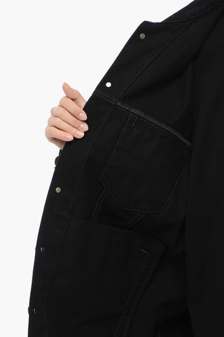 Oversized UNISEX Denim Jacket with Tape Detail