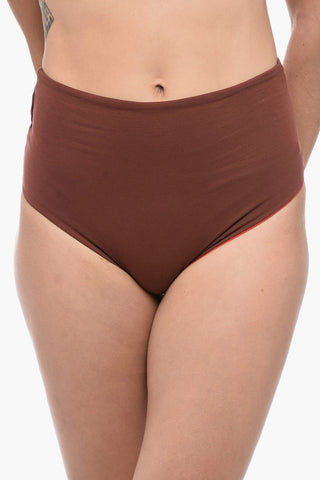 Set Bikini Reversibile con Slip a Vita Alta