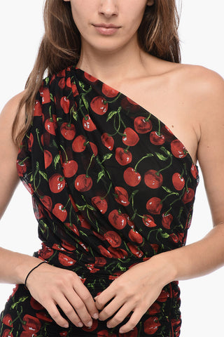 Abito Monospalla CHERRY in Sheer