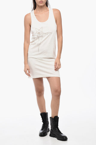 CHAMPION Cotton Tank Dress with Embroidered Logo