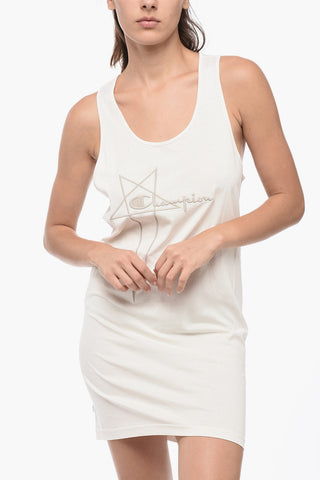 CHAMPION Cotton Tank Dress with Embroidered Logo