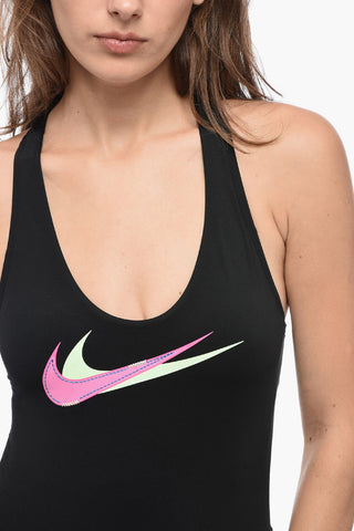 SWIM Solid One-Piece Swimsuit with Crisscross Straps