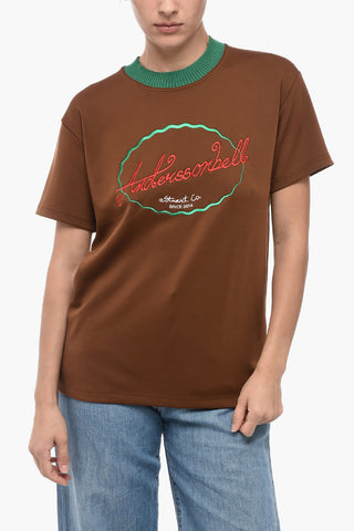 Embroidered Logo Short Sleeved T-shirt