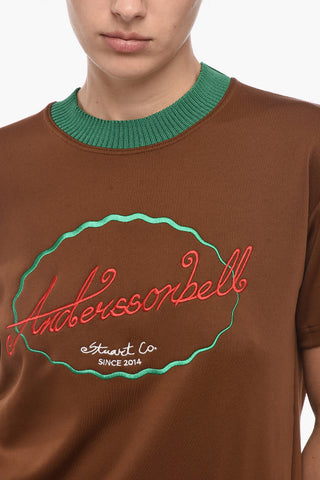 Embroidered Logo Short Sleeved T-shirt