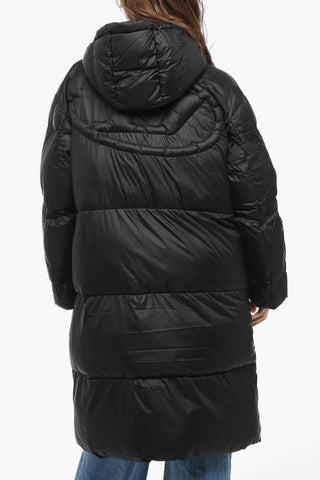 Oversized W-TAKRY Down Jacket with Hidden Placket