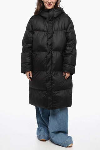 Oversized W-TAKRY Down Jacket with Hidden Placket