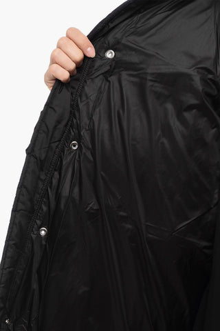 Oversized W-TAKRY Down Jacket with Hidden Placket