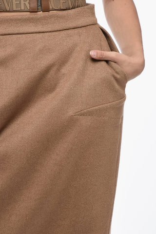 SFILATA Camel BABELE Longuette with Flush Pockets