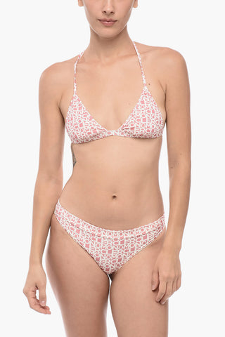 Set Bikini Logato con Spallini Regolabili