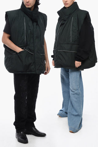 UNISEX Utility Quilted Vest with Reflective Detail