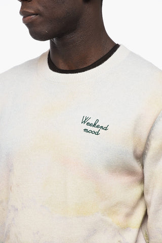Maglia Girocollo Effetto Tie Dye 