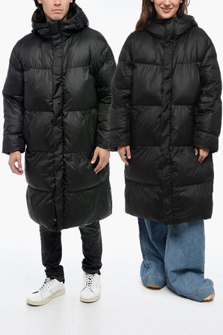 Oversized W-TAKRY Down Jacket with Hidden Placket