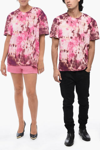 Crew Neck Tie Dye Cotton T-Shirt