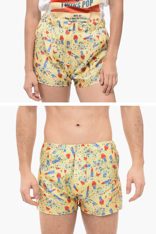 Printed Silk Boxers