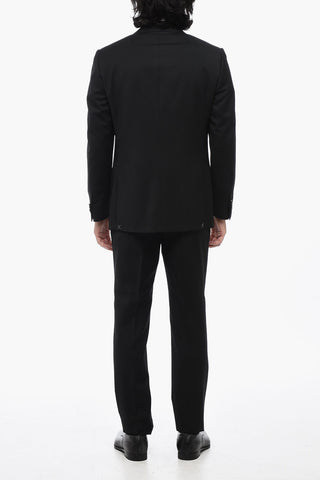 virgin wool side vents notch lapel LEADER 2-button suit