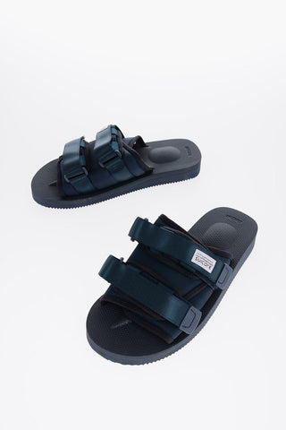 Solid Color Sandals with Touch Strap Closure