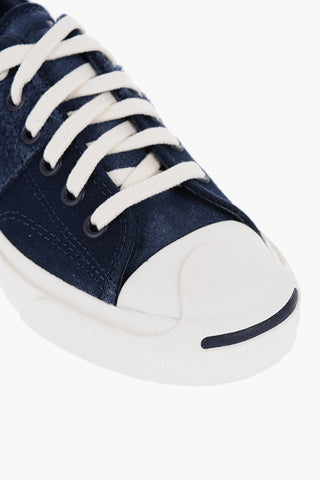 TODD SNYDER Suede And Fabric Low-Top Sneakers