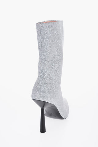 Glitter ROSIE 7 Ankle Boots with Point Toe 11cm