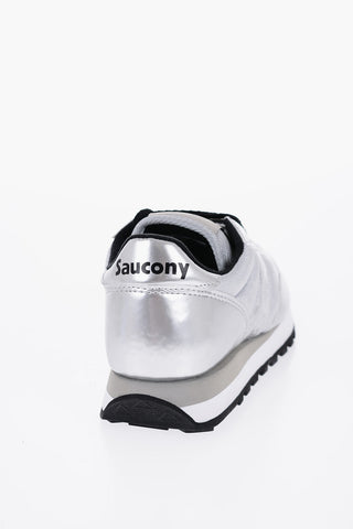 Nylon and Metallic Leather JAZZ Low-Top Sneakers