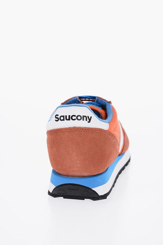 Two-Tone Suede and Nylon JAZZ Low Top Sneakers