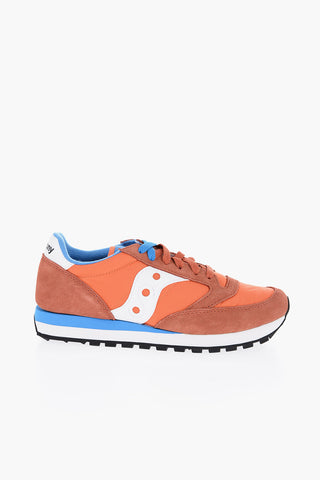 Two-Tone Suede and Nylon JAZZ Low Top Sneakers