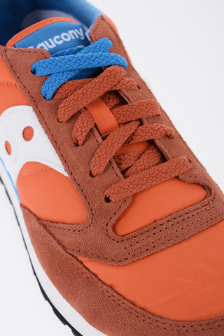 Two-Tone Suede and Nylon JAZZ Low Top Sneakers