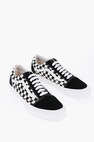 Checked OG OLD SKOOL L Low-Top Sneakers with Suede Details