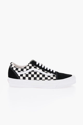 Checked OG OLD SKOOL L Low-Top Sneakers with Suede Details