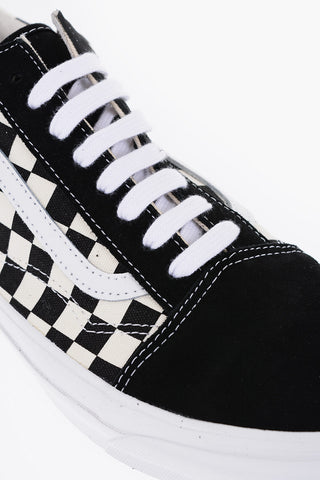 Checked OG OLD SKOOL L Low-Top Sneakers with Suede Details