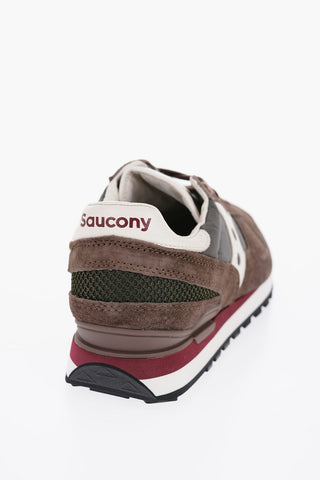Suede and Nylon SHADOW Low Top Sneakers