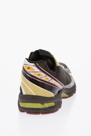 Perforated Fabric Low-Top Sneakers