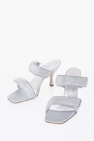Glitter PERNI03 Sandals with Double Touch Strap Closure 10cm