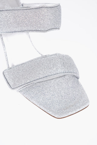 Glitter PERNI03 Sandals with Double Touch Strap Closure 10cm