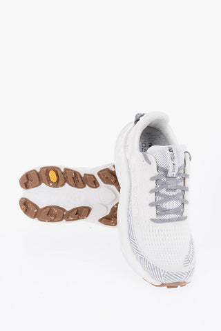 Two-Tone Fabric Low-Top Sneakers