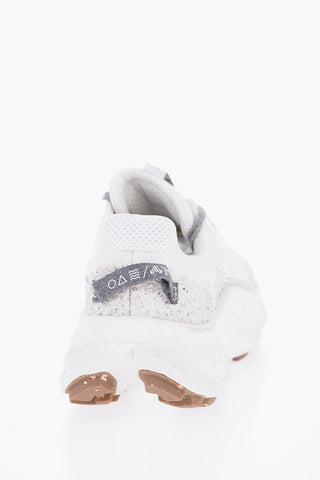 Two-Tone Fabric Low-Top Sneakers