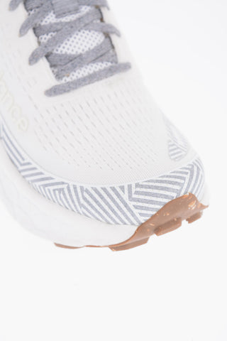 Two-Tone Fabric Low-Top Sneakers