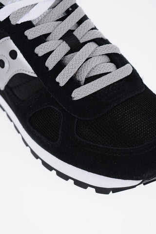 Sneakers Basse SHADOW in Camoscio e Nylon con Dettaglio Lurex